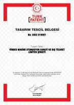 Tasarım Tescil Belgesi